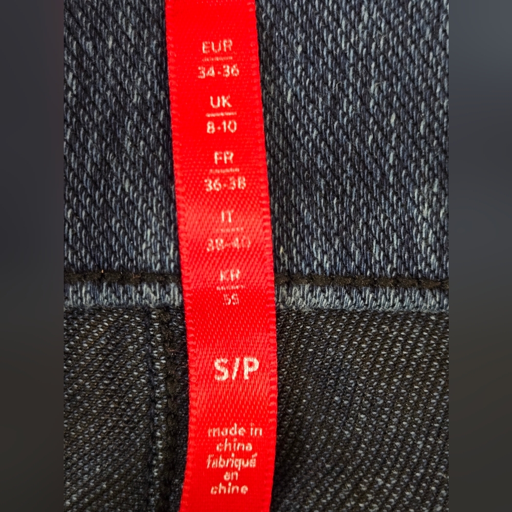 Spanx Denim Jeggings Medium Wash Size Small - Picture 5 of 12